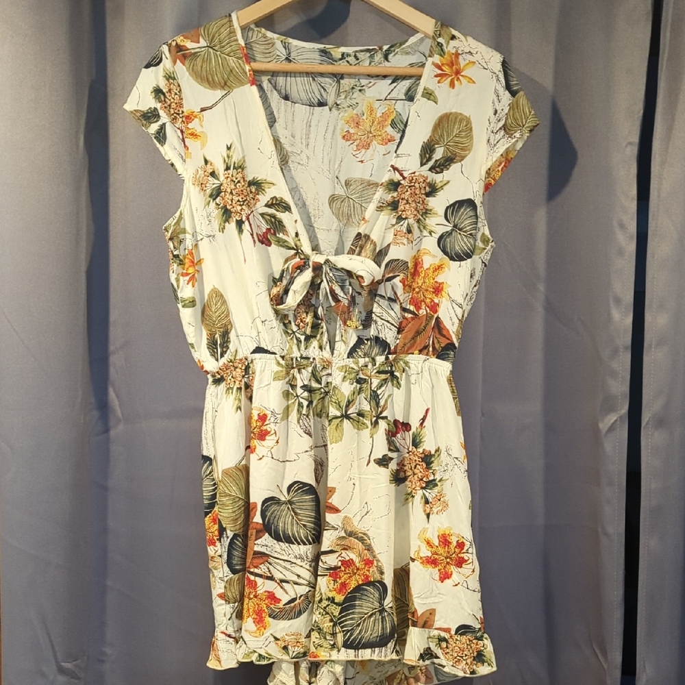 Cupshe Foliage Swimming Cover Up